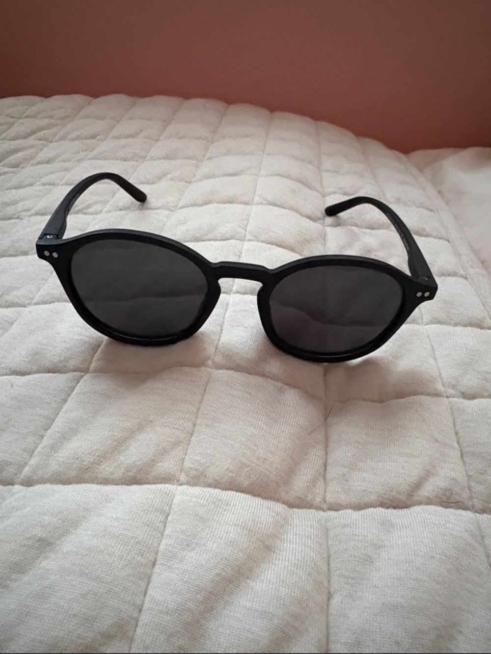 Classic Black Round Women's Sunglasses